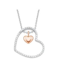 s.Oliver Колье с подвеской из серебра - (Д)45 см