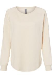 Independent Trading Co. Женская Калифорнийская Волна Стирка Круговой Свитшот, Bone