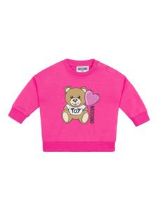 Толстовка Moschino Kids с принтом Teddy Bear, розовый