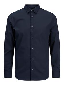 Jack & Jones Plus Рубашка на пуговицах 'JJJoe' Regular fit в цвете Navy