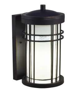 Настенный уличный светильник Dijon Tiffany высотой 35 см Dale Tiffany, белый