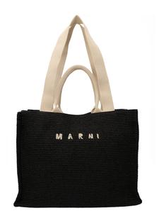 Шоппер Marni, белый/черный