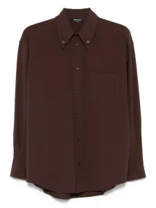 Рубашка на пуговицах Fabiana Filippi, коричневый