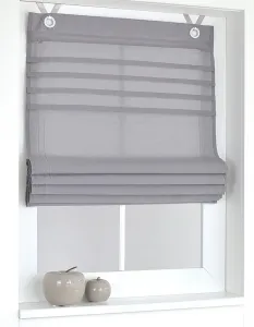 Римская штора / Люверс Kessy Biese без сверления | серый 45x140