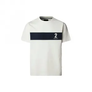 Футболка с коротким рукавом Hackett Heritage NBR Panel, белый