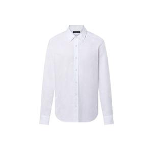 Рубашка из хлопка с длинными рукавами и принтом LV Blason Louis Vuitton, белый