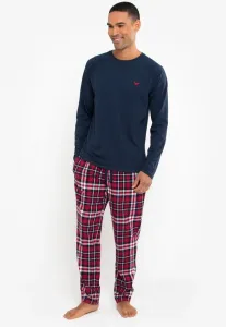 Пижамная рубашка flint Threadbare, Navy & Red Check