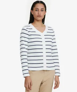 Кардиган в полоску с длинными рукавами