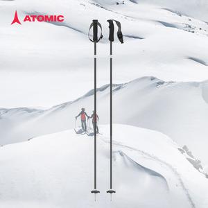 Atomic Двухкомпонентные лыжные палки 2425 новинка, 6-звездочные карбоновые палки для взрослых, VOLANTSQS VOLANT SQS* black, 125cm