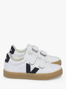 Детские кроссовки Esplar Leather Riptape размера S VEJA, White/Black