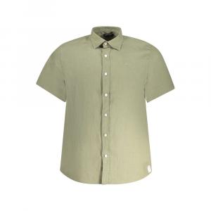 Зеленая льняная рубашка North Sails, зеленый