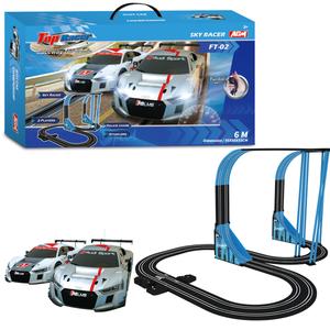 Набор машинок для гонок на катушках. Гоночные трассы. Горка Audi 6M. Масштаб 1:64. COIL