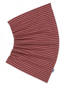 Шарф-петля 2-в-1 "Туннели" красного цвета - (Д)45 x (Ш)25 см finkid