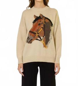 Женский пуловер The Stable, цвет натуральный The Great, Natural