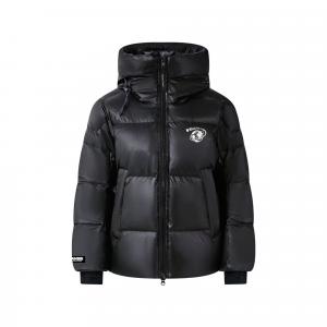 Пуховик Unisex с капюшоном утепленный Puffer Jacket HUANQIU, черный