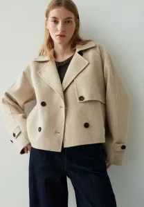 Свободное короткое пальто Opus, Macadamia