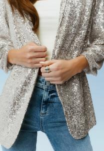 Блейзер REGULAR FIT Next, серебристый