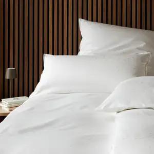 Элегантный комплект постельного белья из сатина Мако Milkyway, цвет белый, размер 155х220+80х80 Elegante