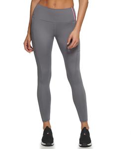Женские леггинсы Tommy Hilfiger с высокой талией и карманом, Steel Grey