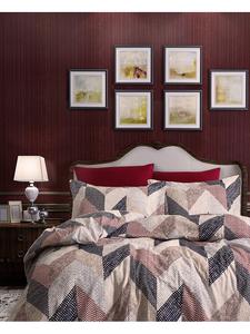 Colourful Cotton Комплект постельного белья Renforcé "Анатоли" в бежево-коричневой цветовой гамме