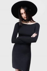 Короткое платье KIHILIST by KILLSTAR Ligeia Mini Dress, черный