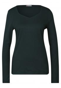 Рубашка STREET ONE, темно-зеленый