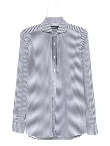 Рубашка из хлопка в полоску Karl Lagerfeld, синий