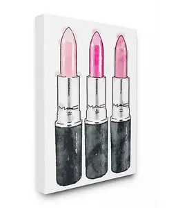 Картина на холсте «Три розовые помады», 16 x 20 дюймов Stupell Industries, multi