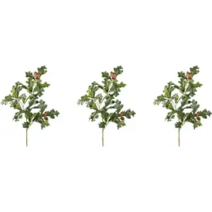 Креативная зеленая искусственная ветка «дубовая ветка» Creativ Green, зеленый