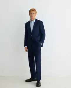 Мужская рубашка классического кроя modern fit с тканью добби Michael Kors, светло-голубой