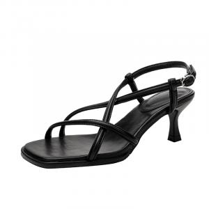 TATAYA Женские сандалии на одной застежке черные, цвет Black