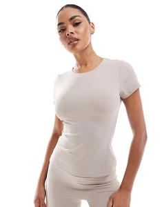 Футболка с короткими рукавами в каменном цвете South Beach