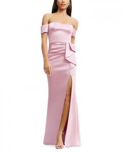 Платье Gabrielle с открытыми плечами Dress the Population, фиолетовый