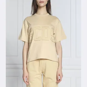 Футболка стандартного кроя Gcds, бежевый