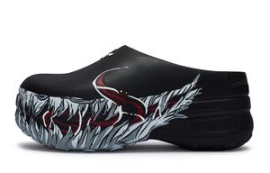 AdiFOM Stan Smith Mule 811 Производство Venom Сланцы с закрытым носком Унисекс Черный Серый Красный Adidas Originals