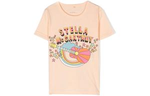 Stella McCartney Футболка оранжевая детская
