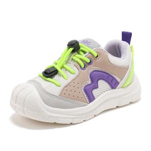 ABC KIDS Детские кроссовки с дышащей и противоскользящей амортизацией, бежевые, фиолетовые, детские