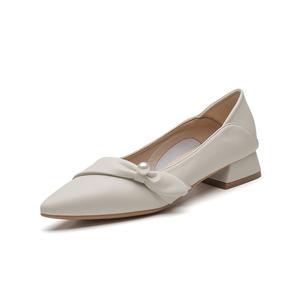 Повседневные однобортные туфли женские JEPSEN, Apricot