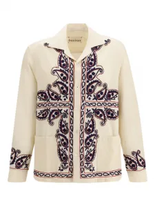 Рубашка с вышивкой Memento Baziszt, нейтральный