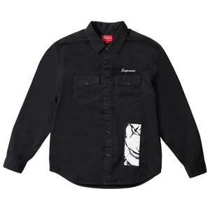 Рубашка Supreme x The Crow Work Shirt, Black