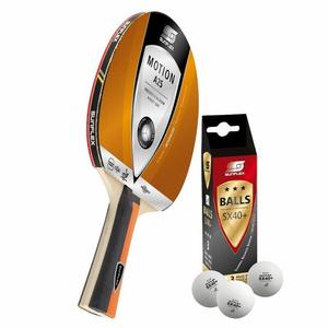 Ракетка для настольного тенниса Sunflex Motion A25 + 3 мяча для настольного тенниса SX+