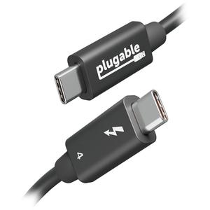 Plugable Thunderbolt 4 USB-C Male EPR Cable (3.3') TBT4-240W-1M