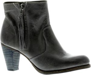 Женские повседневные ботинки Blackstone Jl72 с молнией, средний каблук 2-3, серые