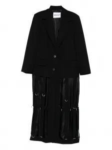 Деконструированное пальто Medeea, черный