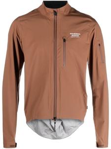 Куртка на молнии с логотипом Pas Normal Studios, коричневый