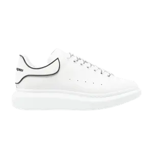 Кроссовки Alexander McQueen Oversized Sneaker, White Black Contrast Heel