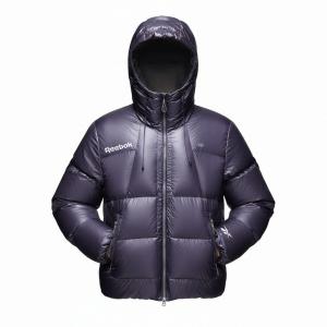 Пуховики Unisex с капюшоном утепленные Reebok, mist серый фиолетовый
