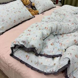 LUOLAI HOME Комплект постельного белья, простыня 200 см, пододеяльник 220×240 см, Puppy Brandon