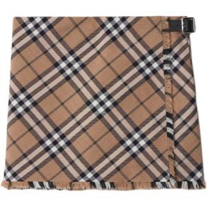 Клетчатая плиссированная мини-юбка 'Linden' Burberry, Birch