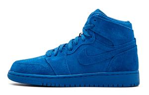 Кроссовки Jordan 1 Retro High Blue Suede GS